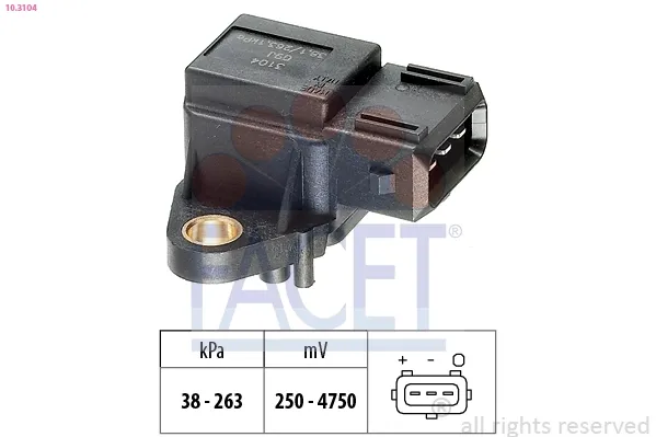 Датчик абсолютного давления 103104 Facet
