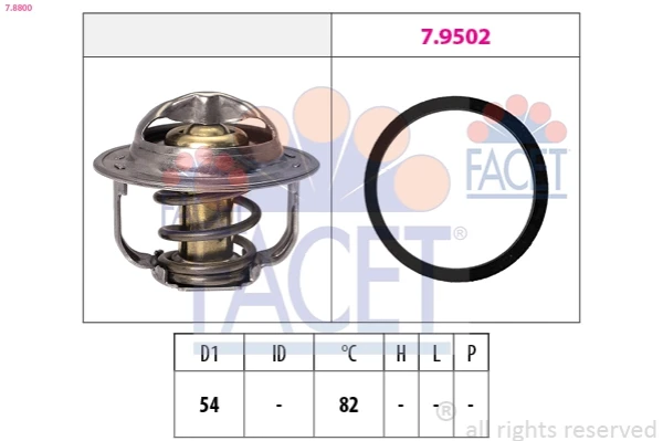 Термостат 78800 Facet