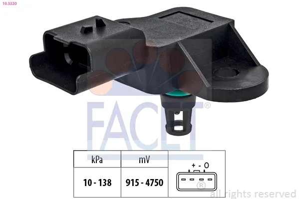 Датчик давления наддува 103320 Facet