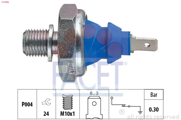 Датчик давления масла 70108 Facet