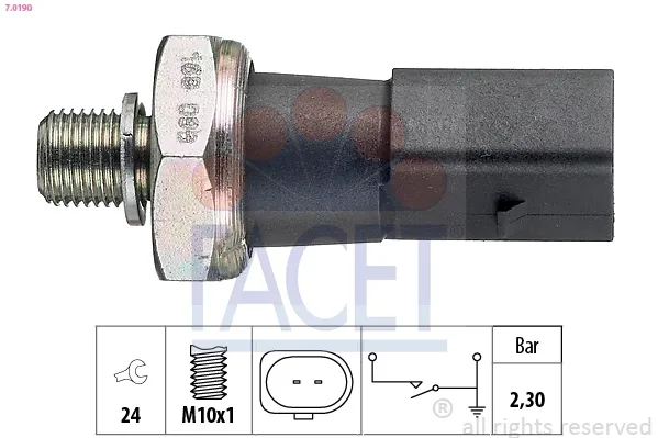 Датчик давления масла 70190 Facet