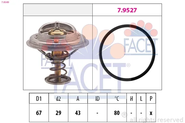 Термостат 78549 Facet