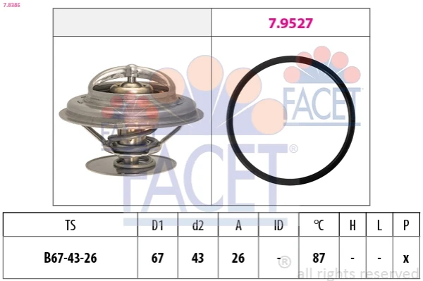 Термостат 78385 Facet