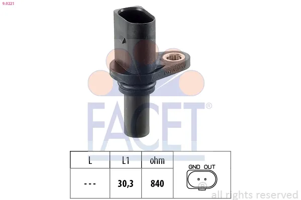 Датчик скорости 90221 Facet