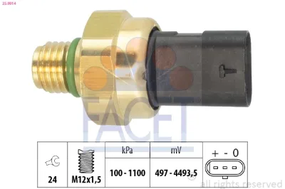 Датчик давления масла FACET 250014