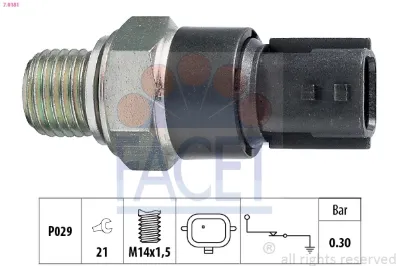 Датчик давления масла FACET 70181