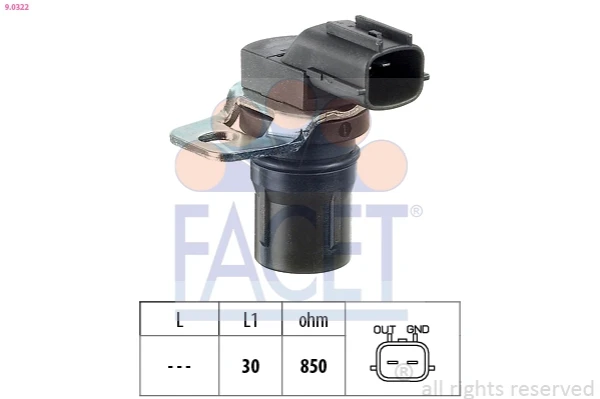 Датчик скорости 90322 Facet