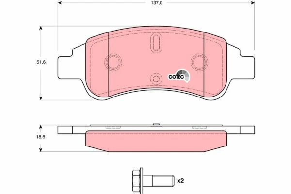 Тормозные колодки Citroen C4