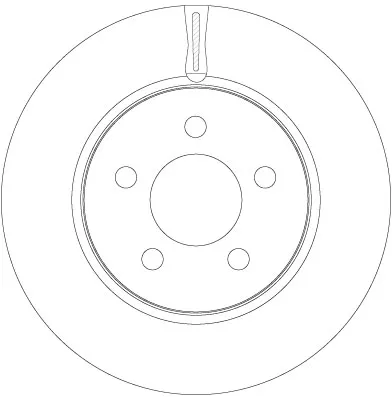Передние тормозные диски DF6264 TRW