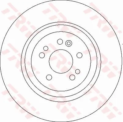 Передние тормозные диски DF4222 TRW