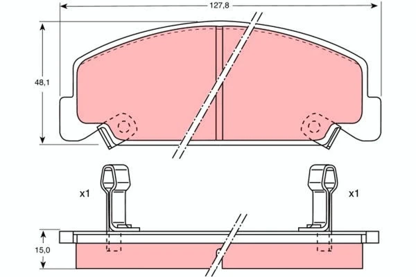  Передние тормозные колодки Honda Civic 4