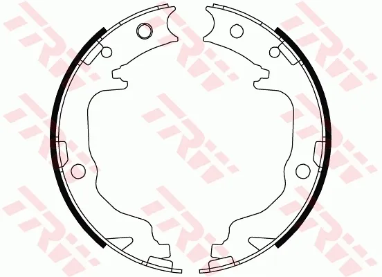 Колодки ручника GS8804 TRW