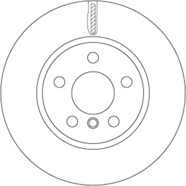 Передние тормозные диски DF6757 TRW