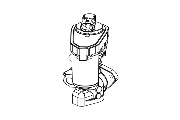 Клапан ЕГР EGRAZ7009 Aisin