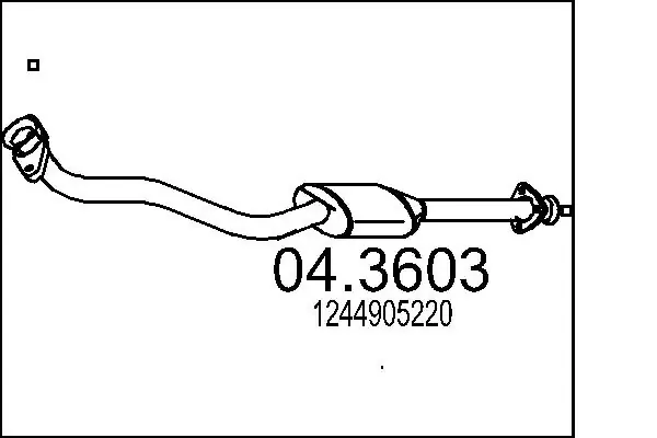 Катализатор 043603 MTS