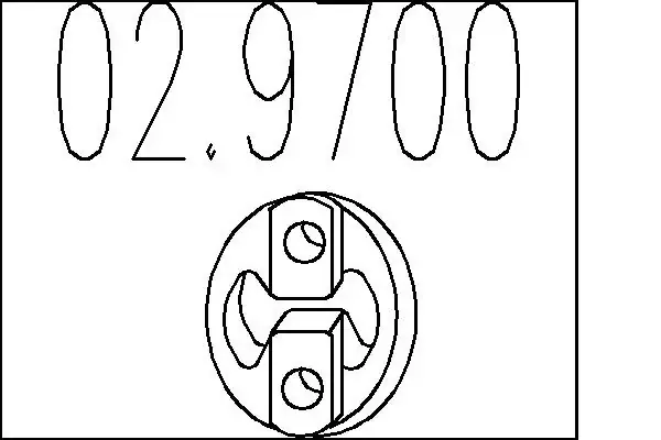 Подушка глушителя 029700 MTS