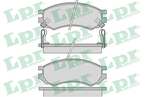 Передние тормозные колодки 05P1008 LPR