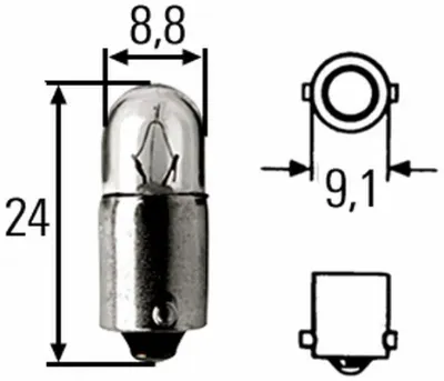 Лампочка HELLA 8GP002068241
