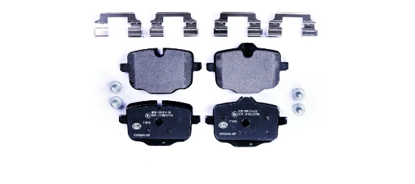 Задние тормозные колодки 8DB355014361 HELLA