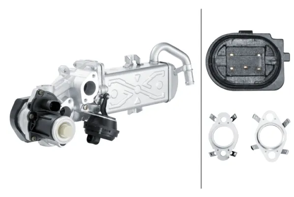 Радиатор системы EGR 6NU358167001 HELLA