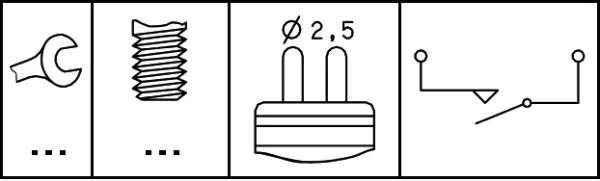 Датчик заднего хода 6ZF008621051 HELLA