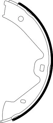 Колодки ручника 8DA355050221 HELLA