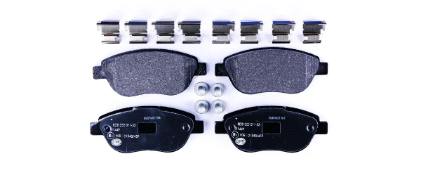 Передние тормозные колодки 8DB355011331 HELLA