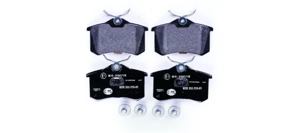 Задние тормозные колодки 8DB355019911 HELLA