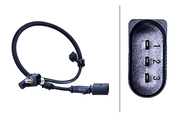 Датчик коленвала 6PU009168691 HELLA