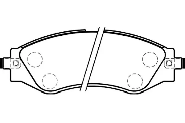Передние тормозные колодки BP1009 Kavo Parts