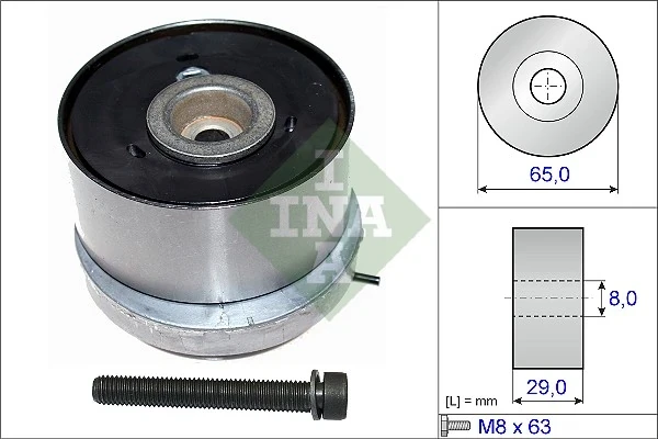 Ролик натяжителя ремня ГРМ INA 531077910