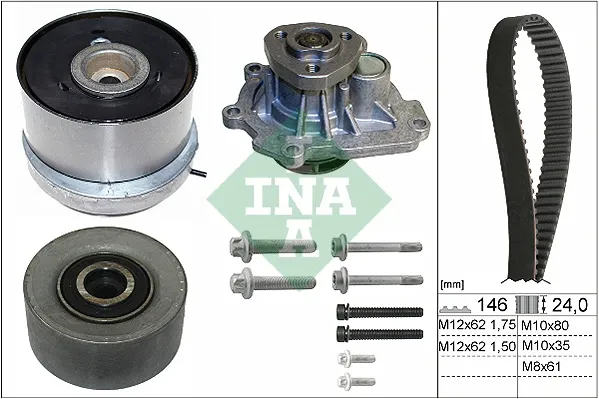 Комплект ГРМ 530072430 INA