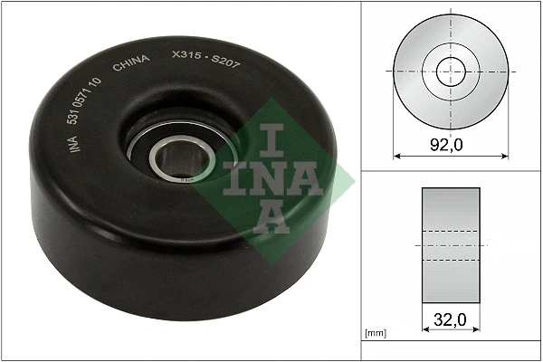 Натяжной ролик 531057110 INA