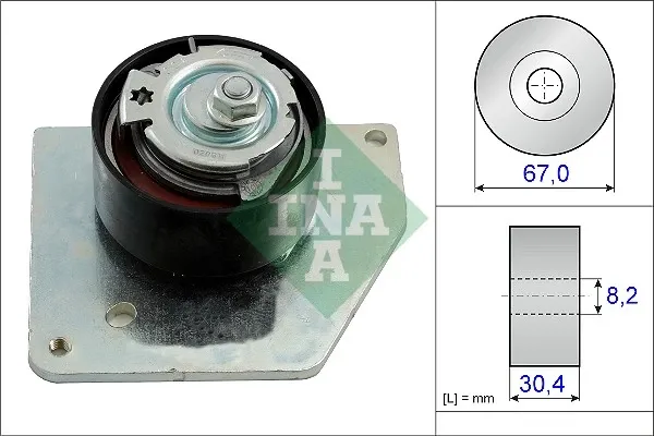 Ролик ГРМ 531085810 INA