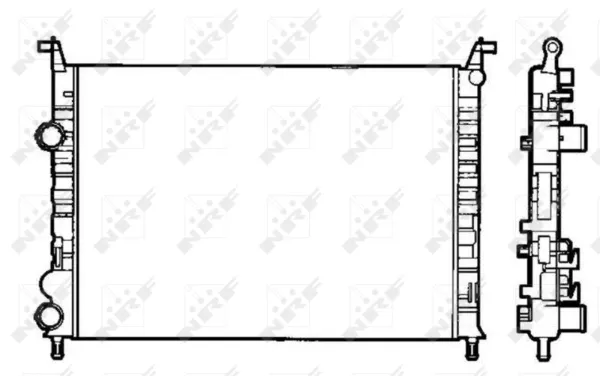 Радиатор 58195 NRF