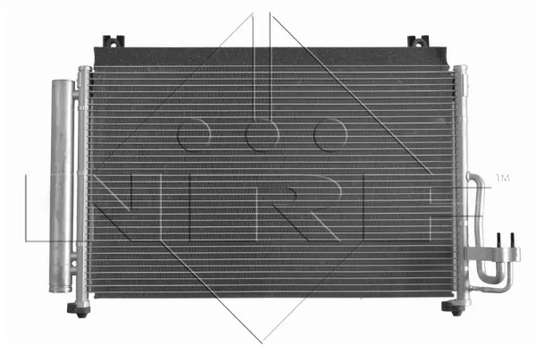 Радиатор кондиционера 350002 NRF