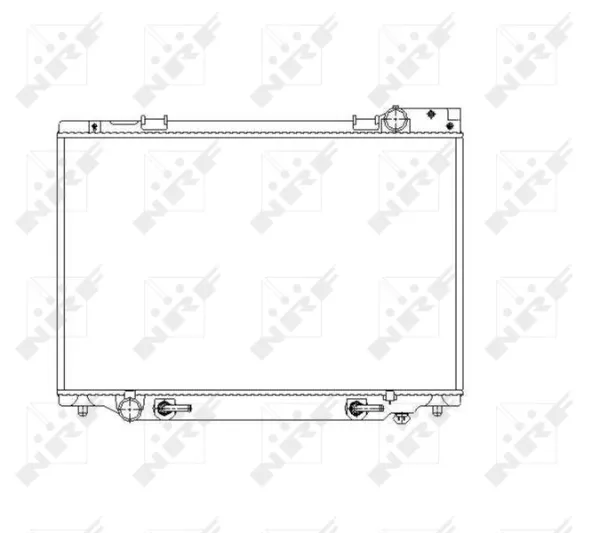 Радиатор 53539 NRF