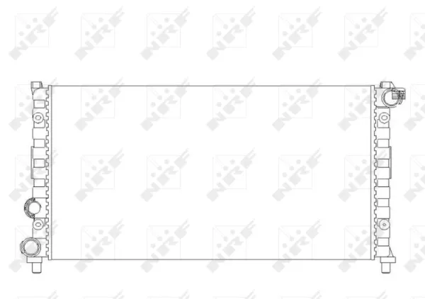 Радиатор 58765 NRF