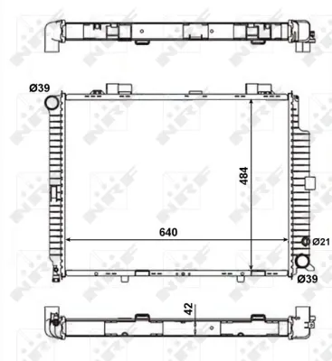 Радиатор 46A232 FPS