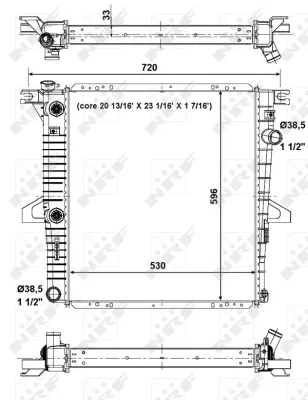 Радиатор 3270083 Polcar