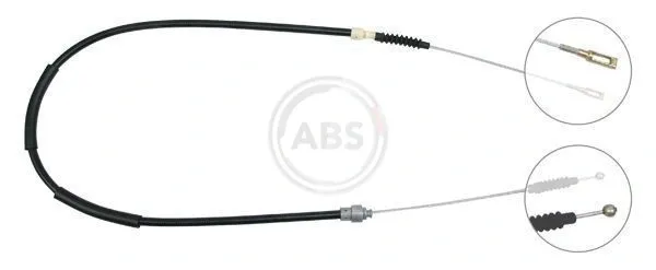Задний трос ручника K10056 ABS