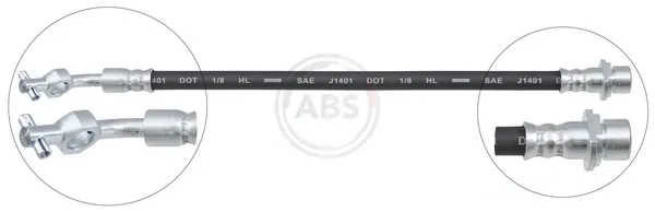 Шланг тормозной задний правый SL5807 ABS