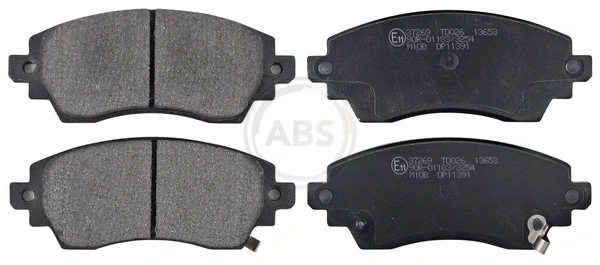 Передние тормозные колодки 37269 ABS