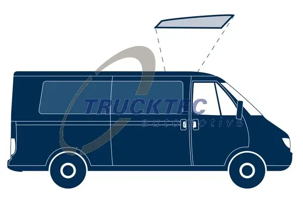 Уплотнитель люка крыши 0254056 Trucktec