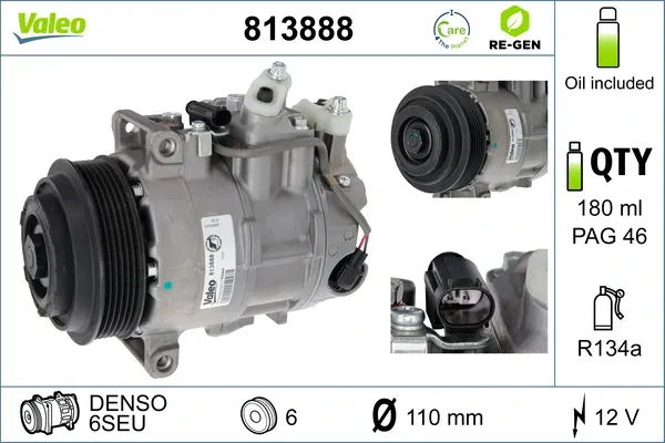 Компрессор кондиционера SKK099 Polcar