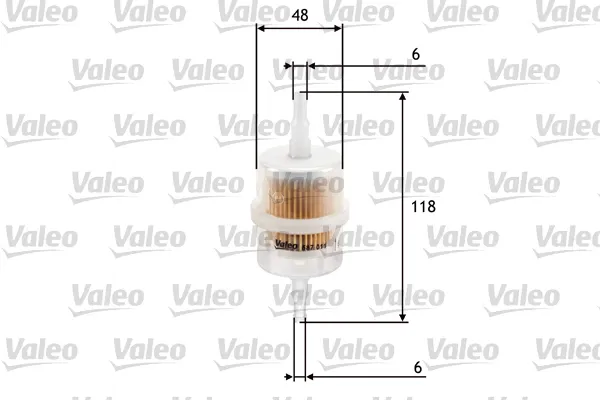 Топливный фильтр 587011 VALEO
