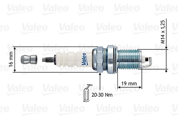 Свечи зажигания 246884 VALEO