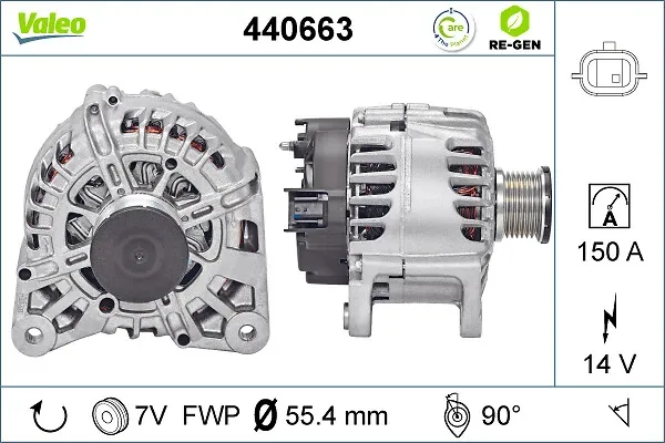 Генератор 440663 VALEO