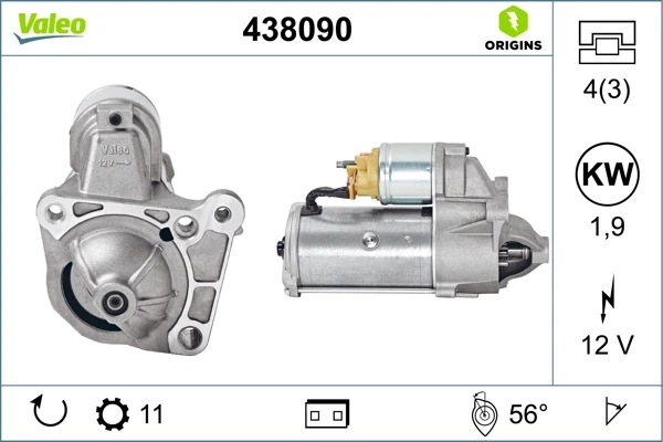 Стартер VALEO 438090