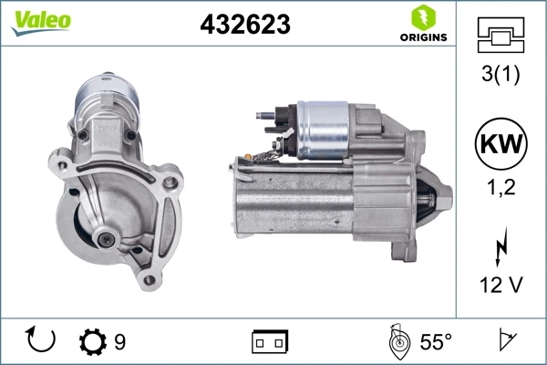 Стартер 432623 VALEO
